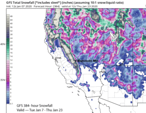 Read more about the article Powder Forecast –Tuesday January 7th, 2020