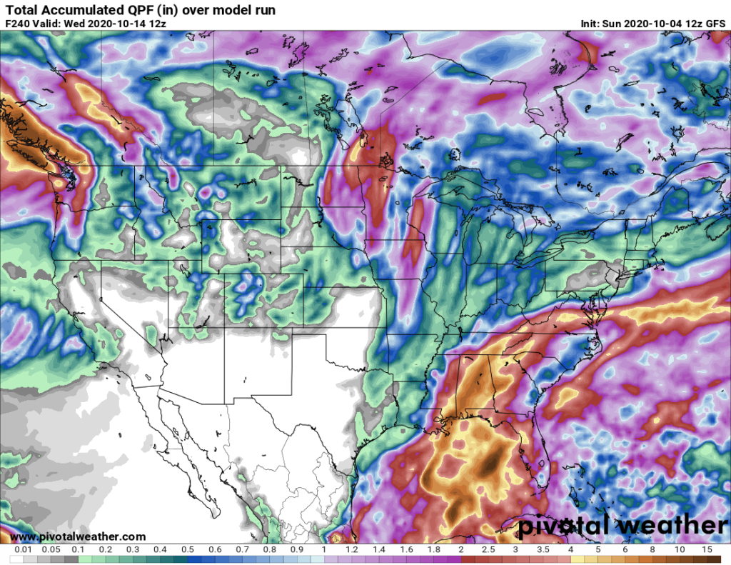 GFS 12Z for Mammoth Mountain and California