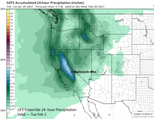Read more about the article Powder Forecast – Friday January 29th, 2021