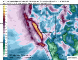 Read more about the article Powder Forecast – Friday January 22nd, 2021
