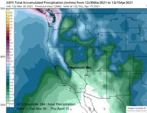 Read more about the article Powder Forecast –Tuesday March 30th, 2021