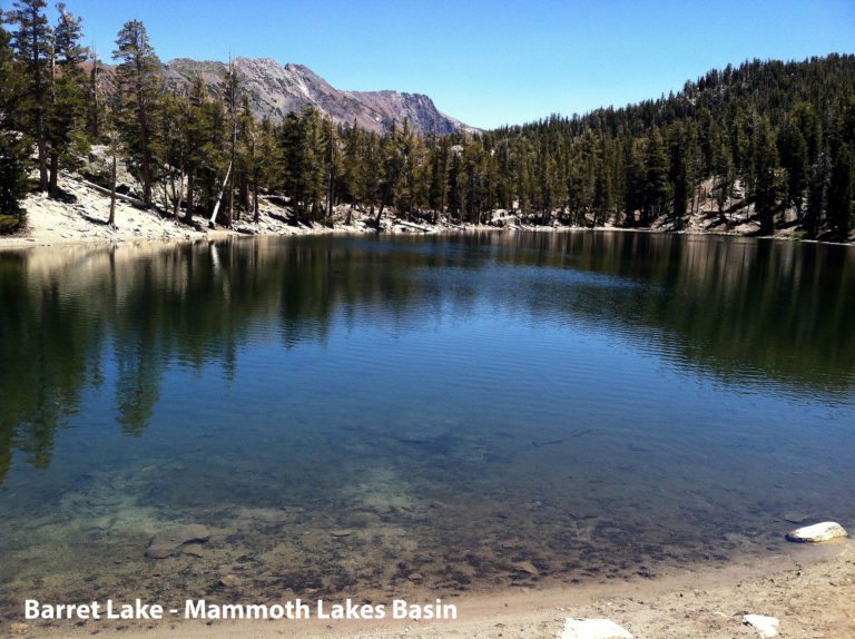 Barret Lake in the Mammoth Lakes Basin