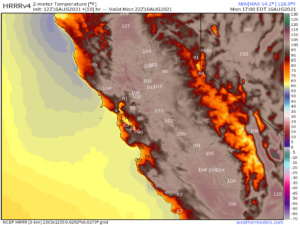 Read more about the article Mammoth Lakes and Eastern Sierra Weather for Monday, August 16th. 2021
