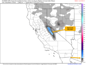 Read more about the article Mammoth Mountain Weather Monday Morning Update