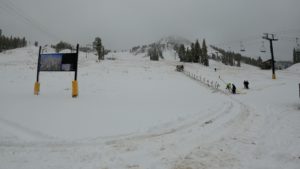 Read more about the article Photos from the 1st Snowfall on Mammoth Mountain
