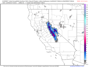 Read more about the article Mammoth Mountain & Eastern Sierra Recreational Weather Forecast