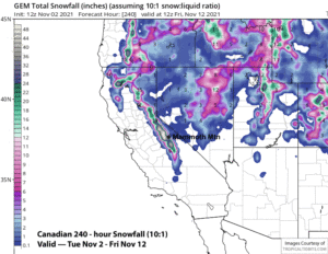 Read more about the article Powder Forecast –Tuesday November 2nd, 2021