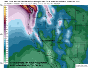 Read more about the article Powder Forecast –Tuesday November 30th, 2021
