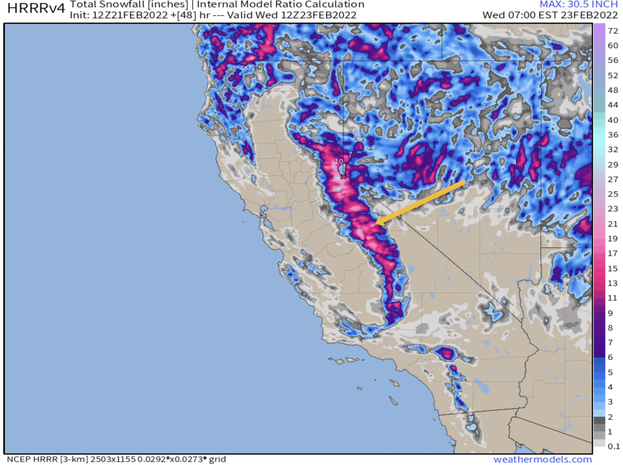You are currently viewing Recreational Weather Report for Mammoth Mountain & the Eastern Sierra