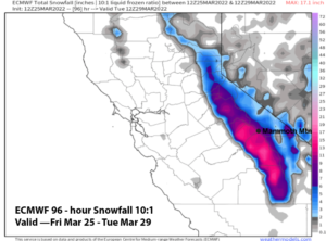 Read more about the article Powder Forecast –Friday March 25th, 2022