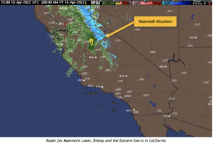Read more about the article April 16th, 2022 Saturday Storm Update – Mammoth Weather