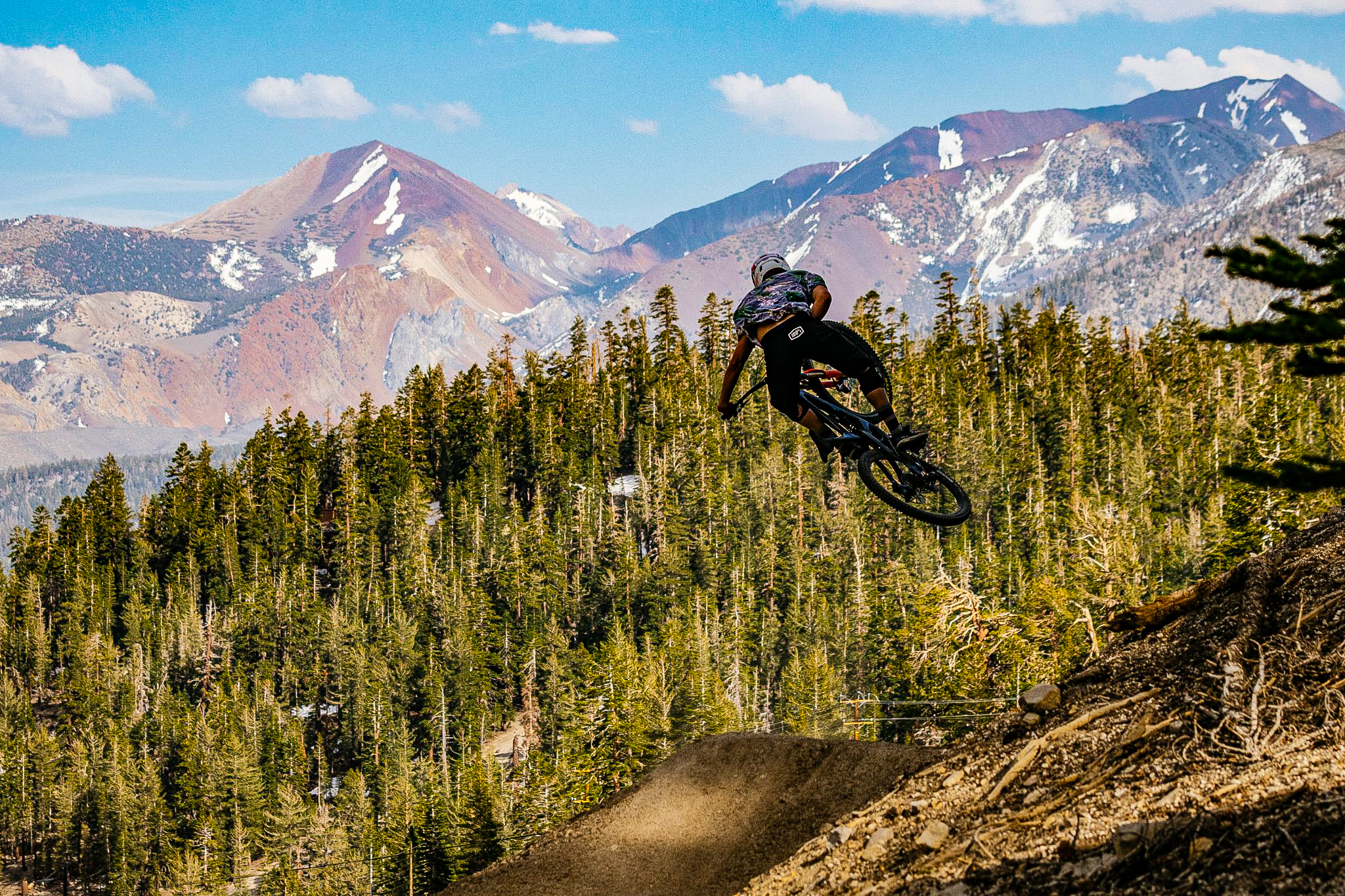 The Mammoth Mountain Bike Park is Open below 8700 feet. Photo from Mammoth Mountain