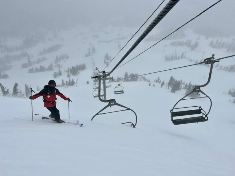 Chair 1 is Buried Again - Photo from Bobby Hoyt at Mammoth Mountain Ski Patrol