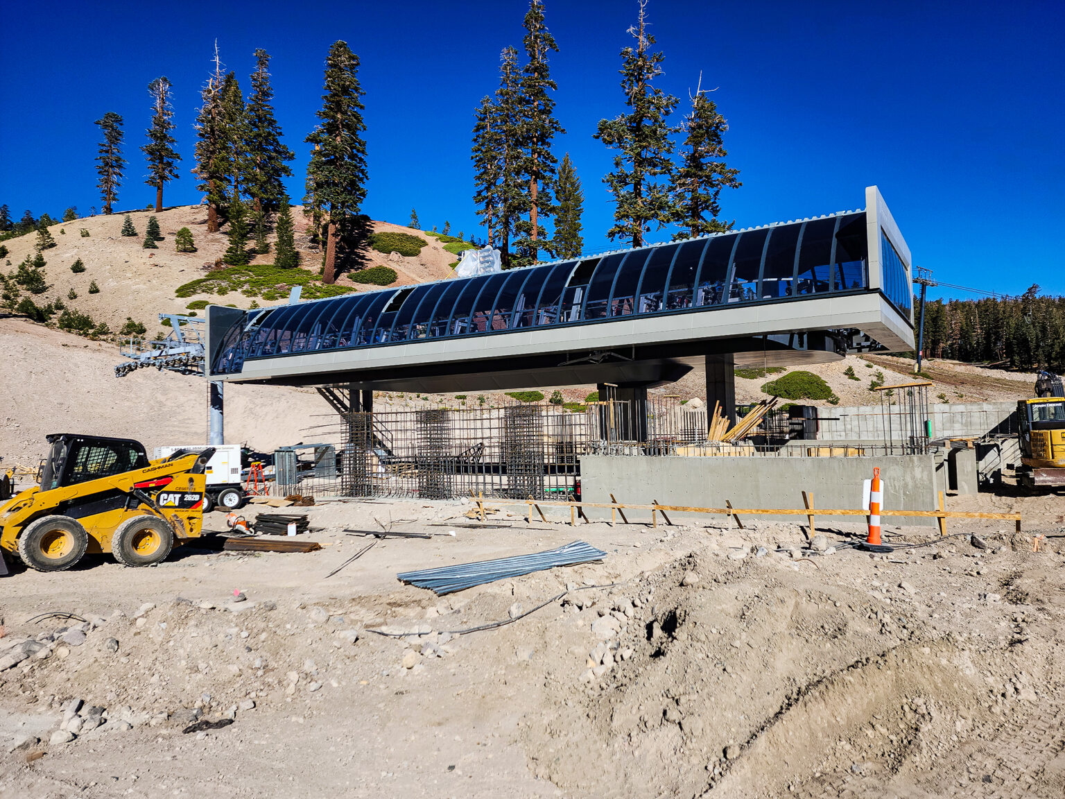 New Bottom Station of Chair 16 at the Mammoth Mountain Ski Area - Photo Steve Taylor