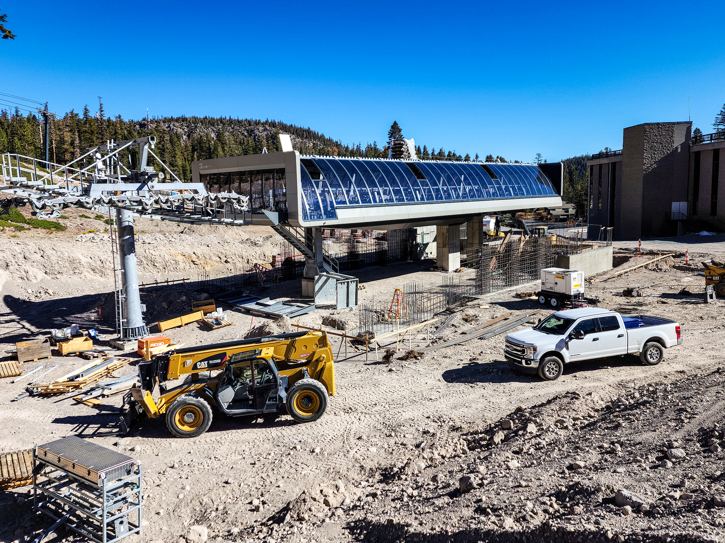 Bottom Station Construction @ the new Canyon Express Lift - Chair 16