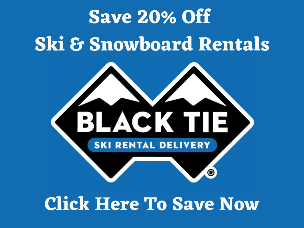 Black Tie 20% off Winter Rentals