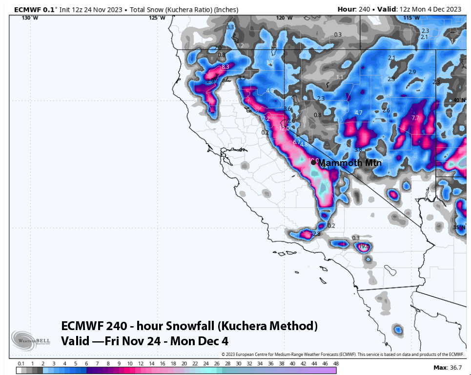 Read more about the article Powder Forecast – Friday November 24th, 2022
