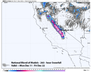 Read more about the article Powder Forecast – Monday December 11th, 2023