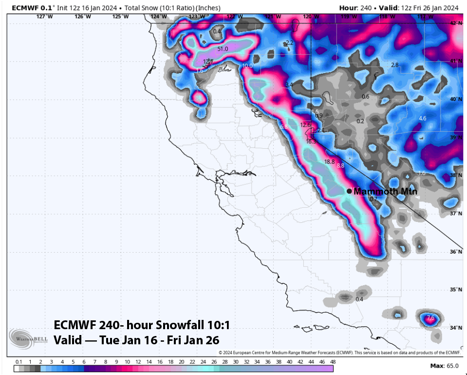 Read more about the article Powder Forecast –Tuesday January 16th, 2024