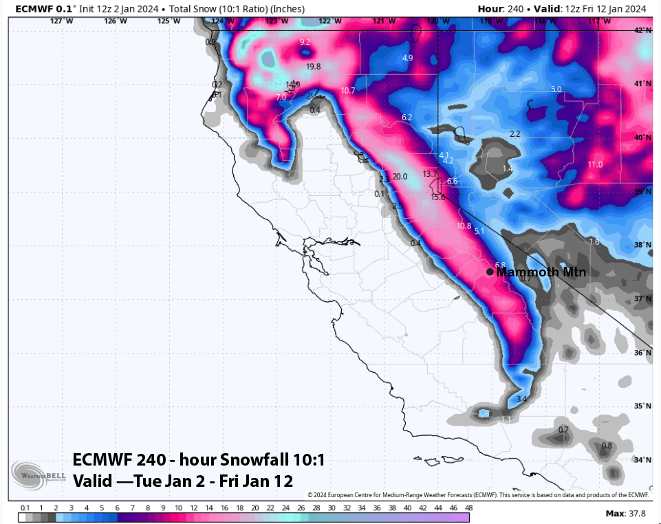 Read more about the article Powder Forecast –Tuesday January 2nd, 2024