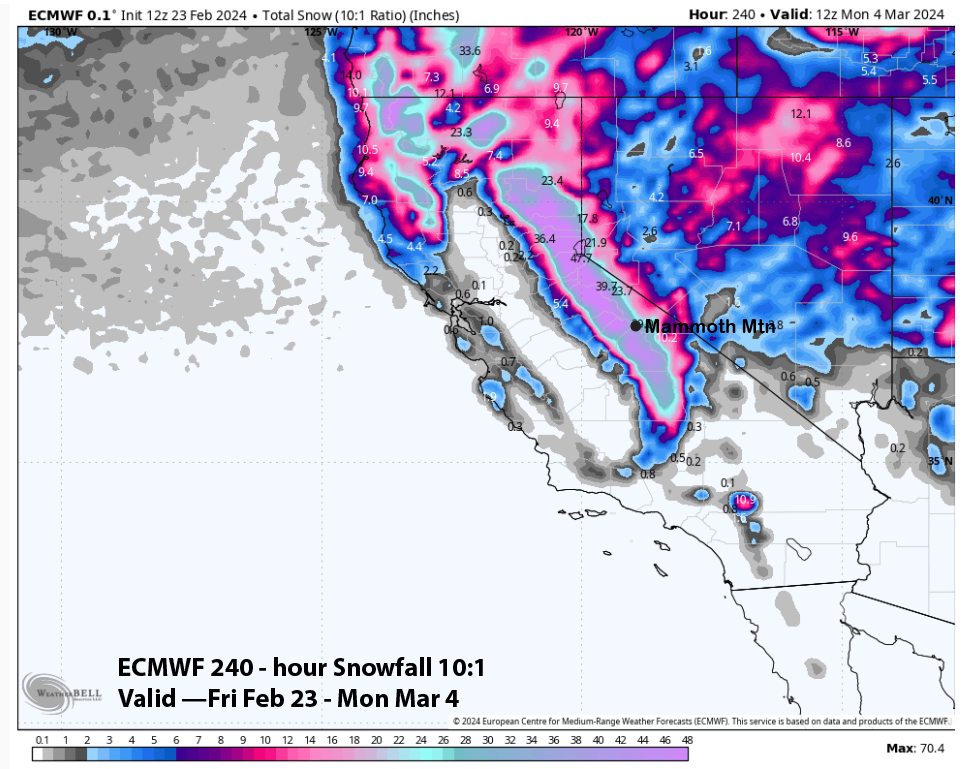 Read more about the article Powder Forecast –Friday February 23rd, 2024