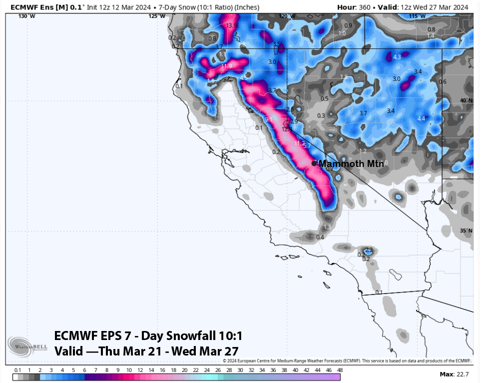 Read more about the article Powder Forecast –Tuesday March 12th, 2024
