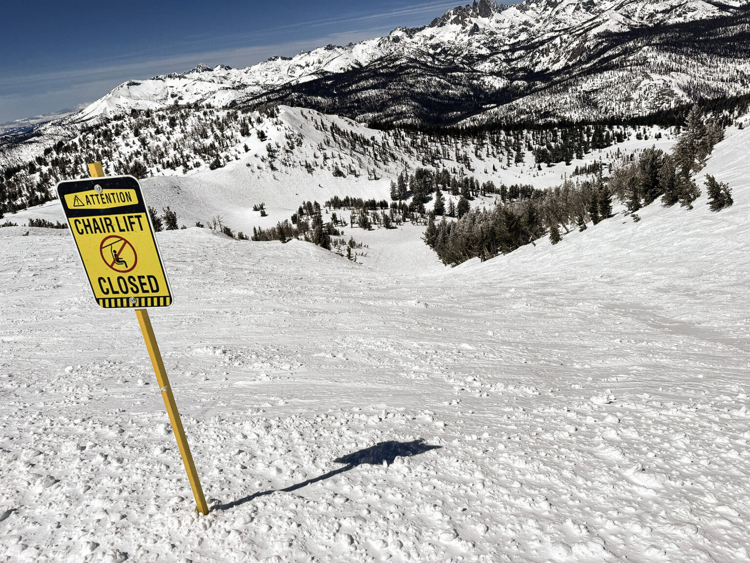 4-15-24 - Chair 14 and the Backside are Closed expect for Road Runner